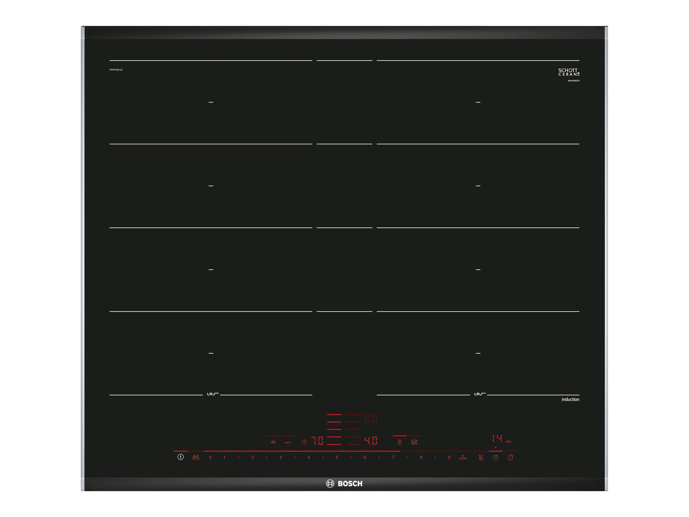 Bosch Serie 8 PXY675DC1E AccentLine / PerfectFry-stegesensor / FlexInduction / DirectSelect Premium