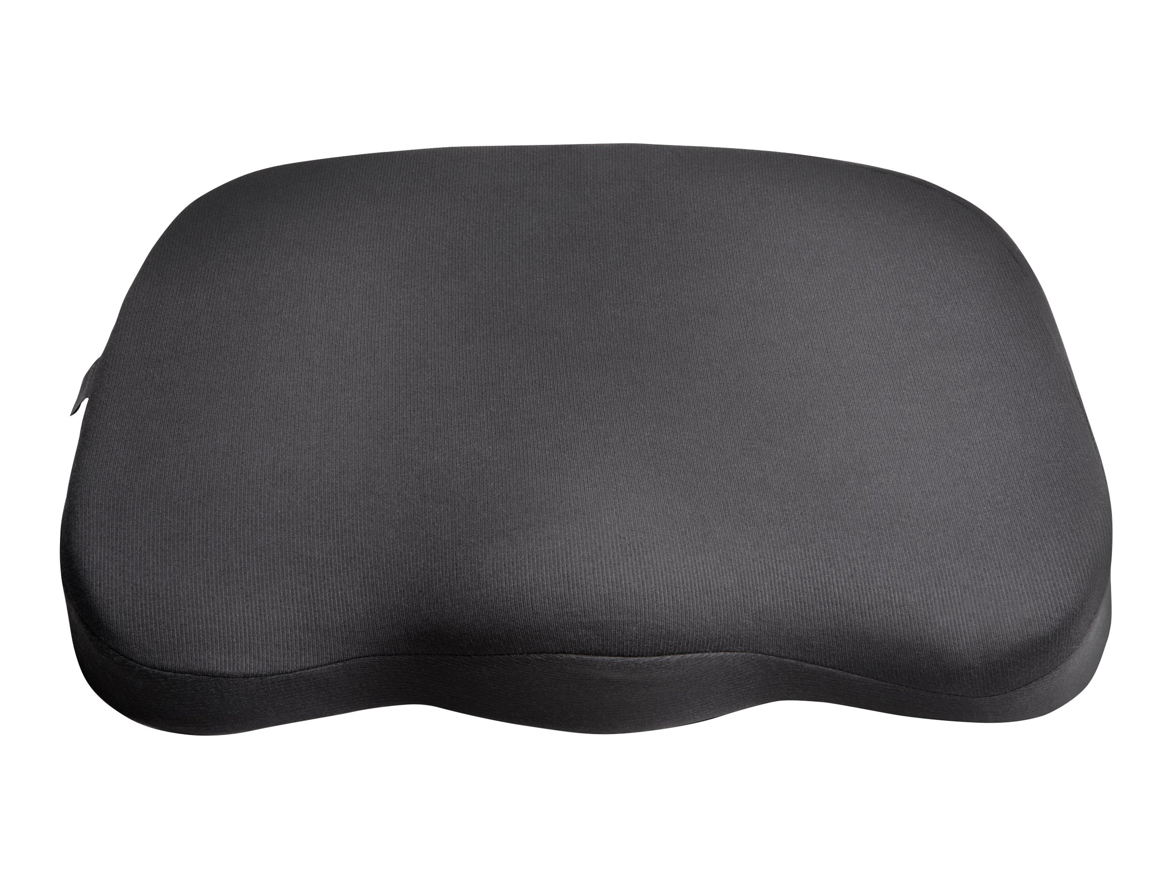Kensington Ergonomic Memory Foam Seat Cushion, siddepude, sort