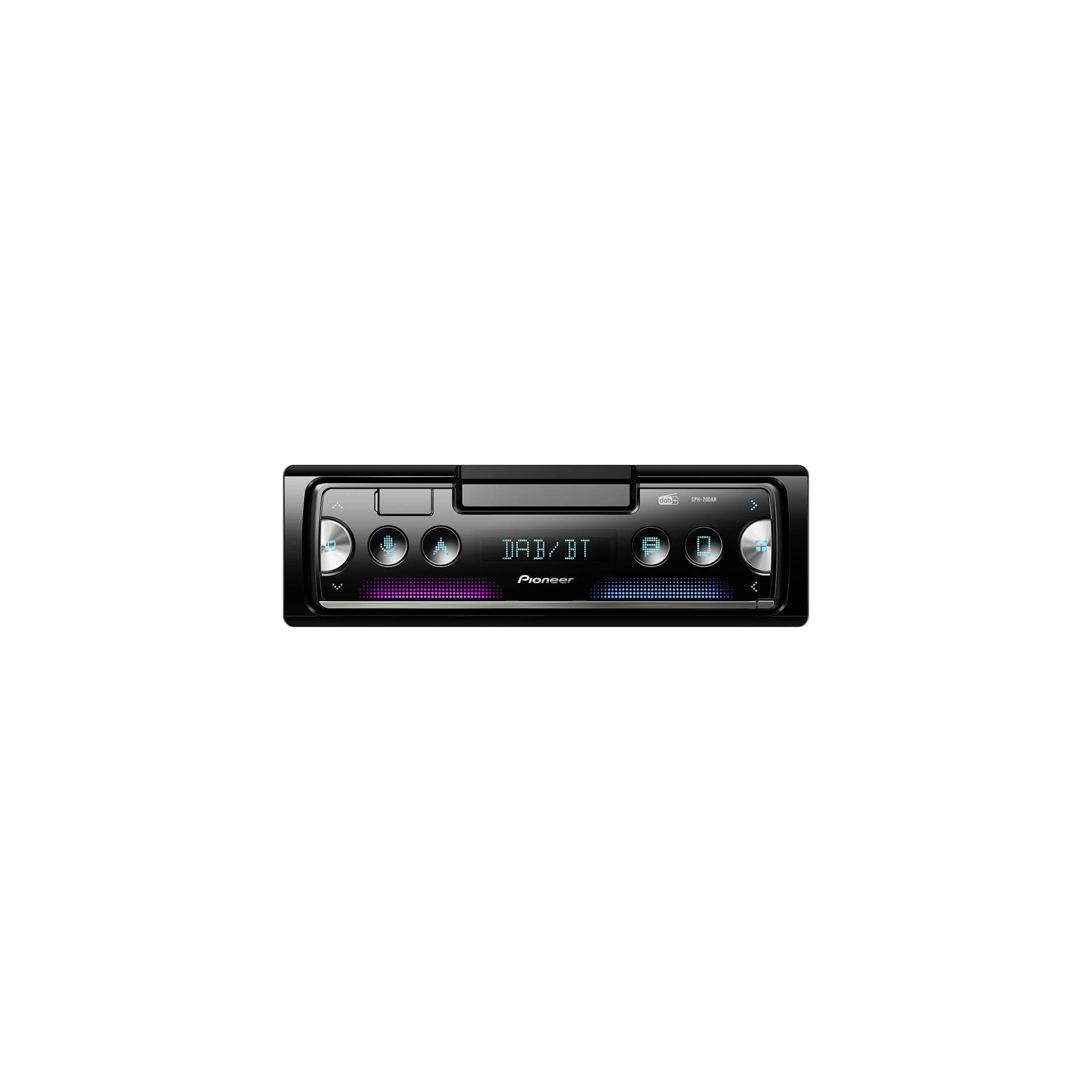 Pioneer SPH-20DAB - Bil - digital modtager - in-dash - Single-DIN - 50 watt x 4