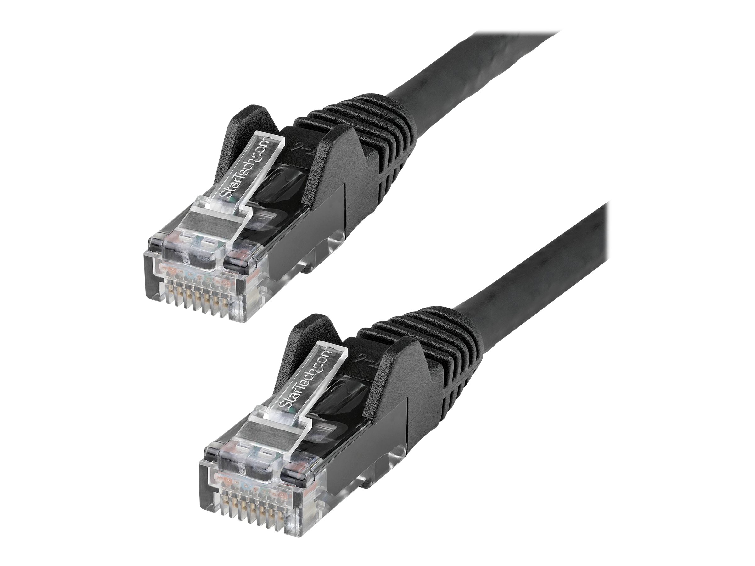 StarTech.com 5m LSZH CAT6 Cable, 10 Snagless RJ45 100W Network Patch Cord Strain Relief, CAT 6 10GbE UTP, Black, Individually Tested/ETL, Low Smoke