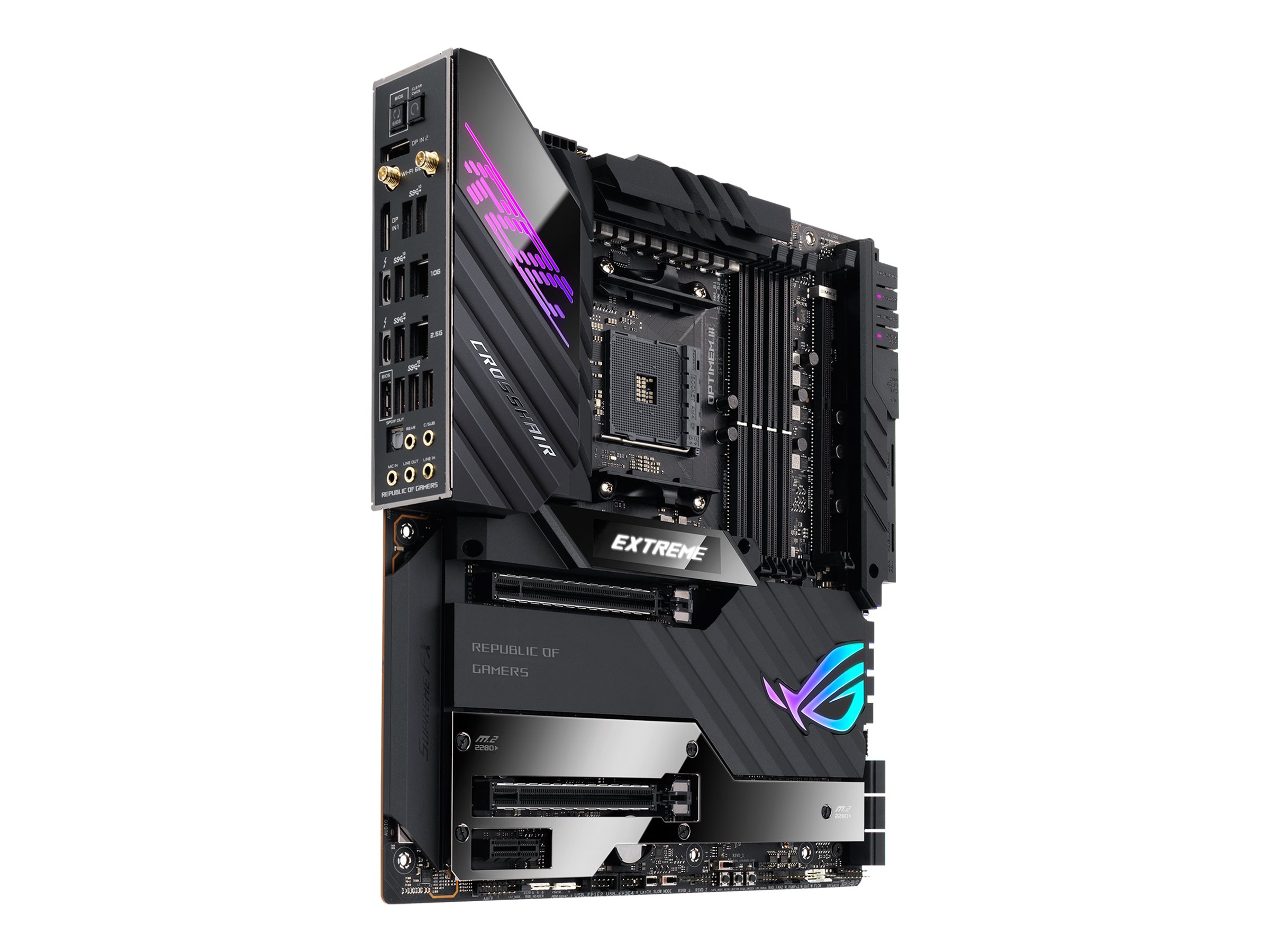 ASUS ROG CROSSHAIR VIII EXTREME (E-ATX, X570, AM4) Bundkort - GEEKD.dk