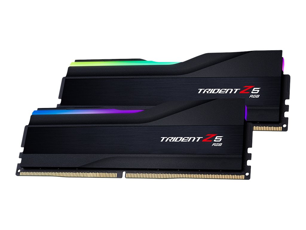 G.Skill Trident Z5 RGB DDR5-6000 - 32GB - CL36 - Dual Channel (2 pcs) - AMD EXPO & Intel XMP - Sort med RGB