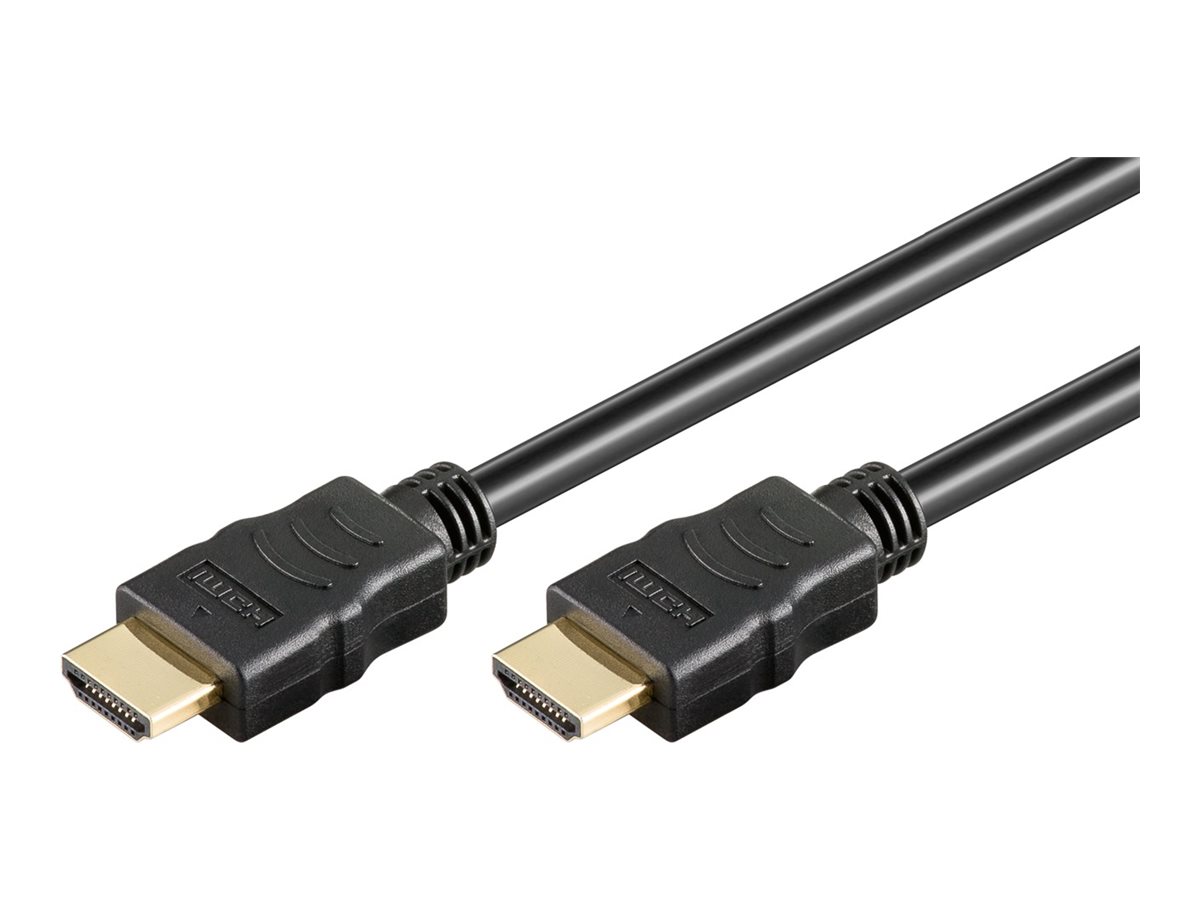 Goobay HDMI-kabel 1.5 m HDMI Type A (Standard) Sort