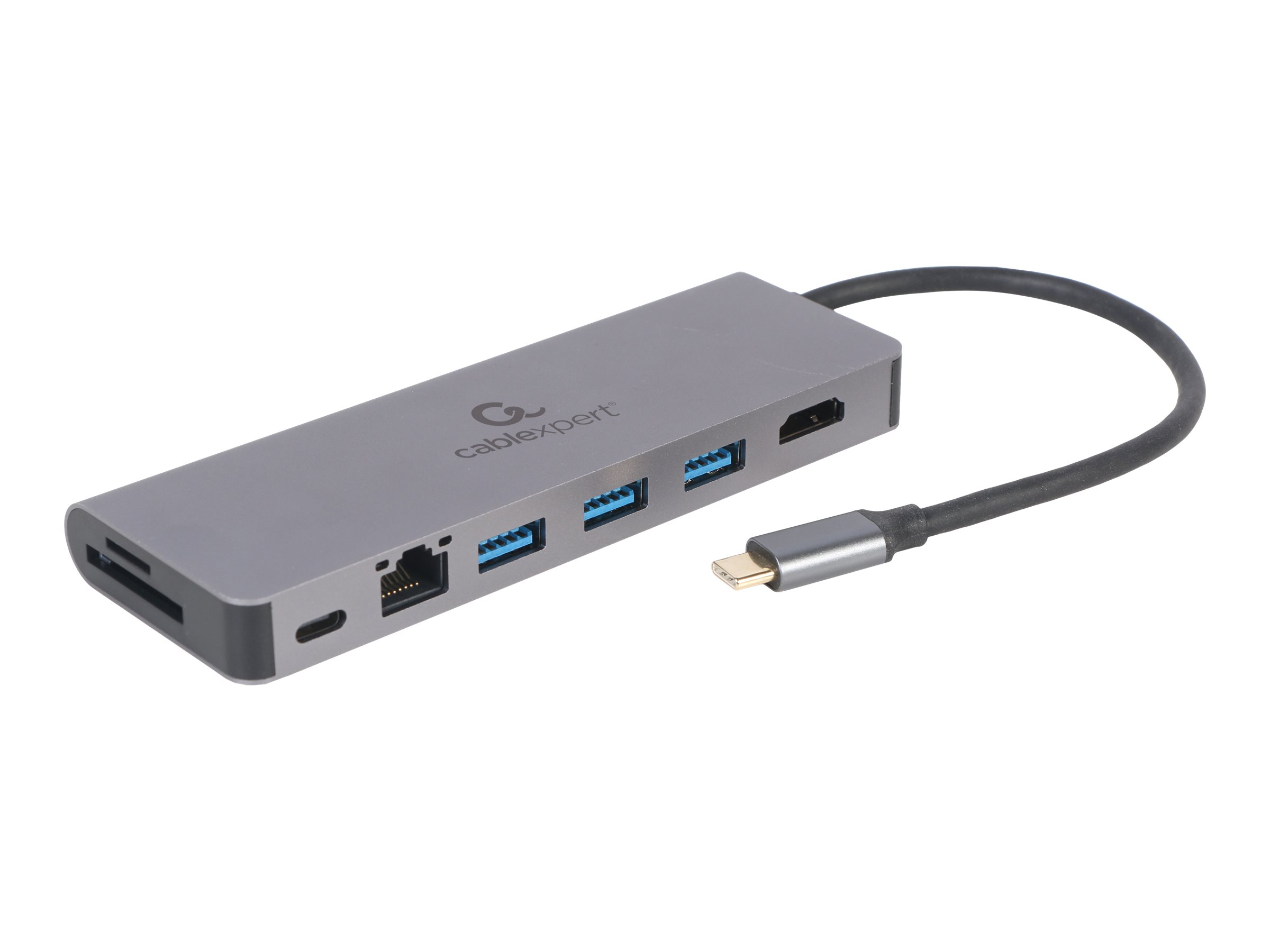 Gembird Cablexpert A-CM-COMBO5-05 - docking station - USB-C 3.1 - HDMI - GigE