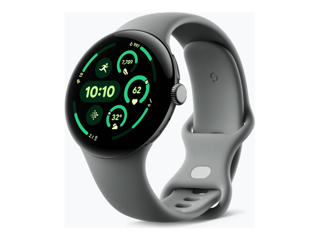Google - Pixel Watch 3 45mm Bluetooth Matte Hazel
