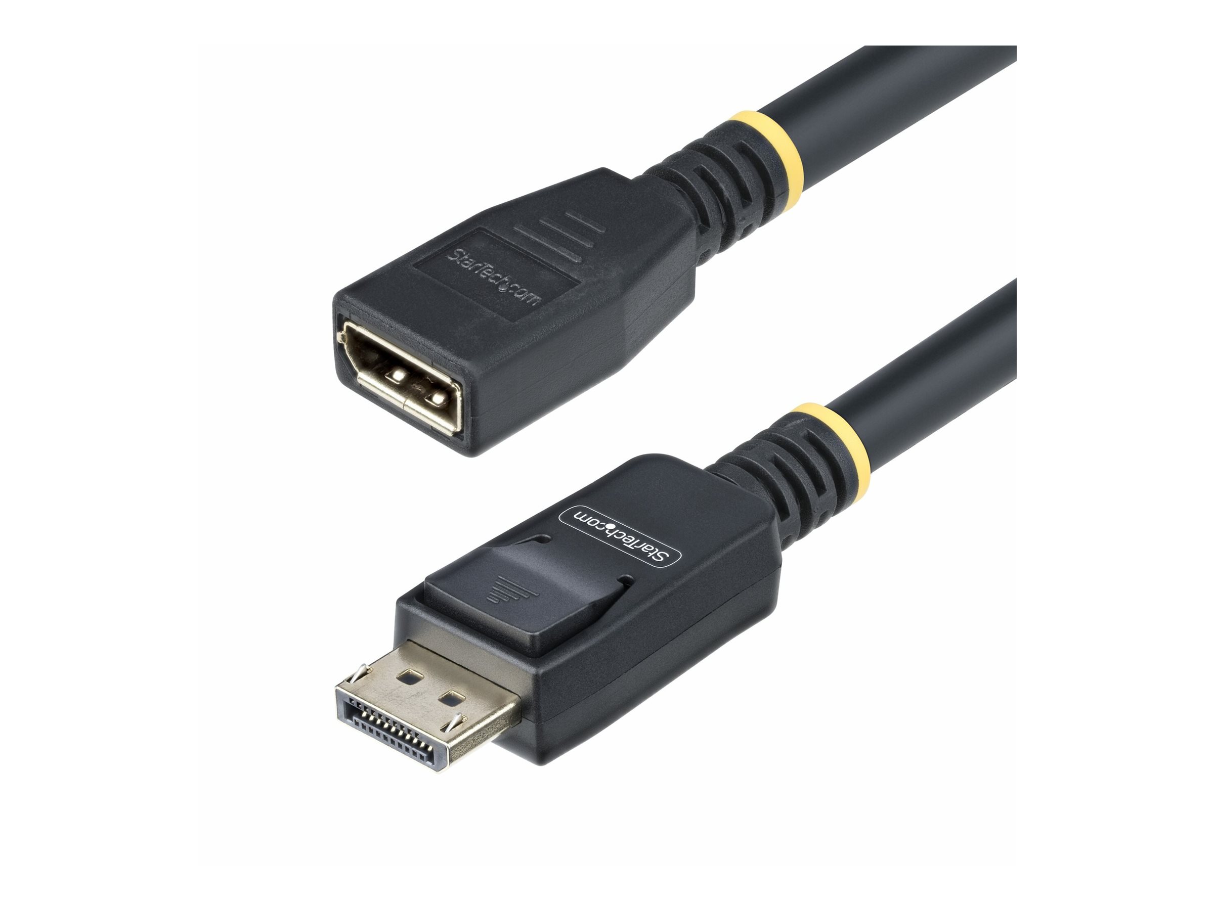 StarTech.com 10ft (3m) DisplayPort 1.4 Extension Cable, DP 1.4, 8K 60Hz DisplayPort forlængerkabel 3m Sort