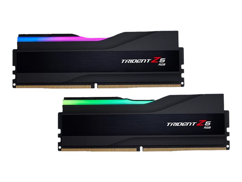 G.Skill Trident Z5 RGB DDR5-7200 - 32GB - CL34 - Dual Channel (2 pcs) - Intel XMP - Sort med RGB