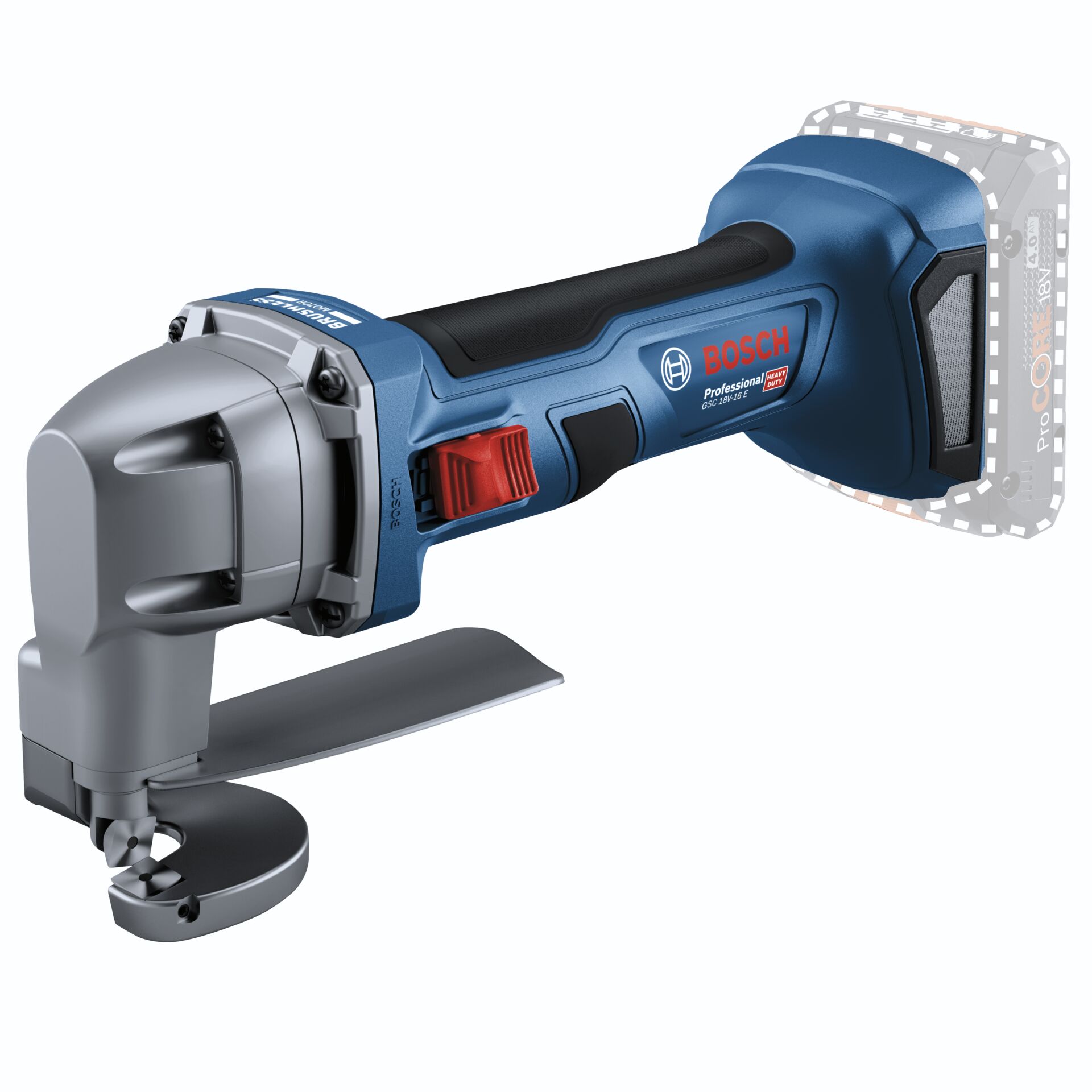 Bosch GSC 18V-16 E Professional Metalsaks 18V Batteri og lader ikke inkluderet