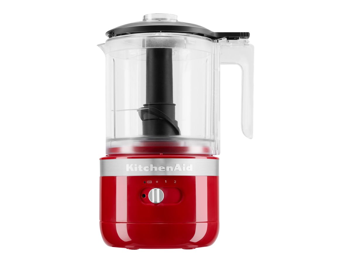 KitchenAid 5KFCB519EER - Hakkemaskine - 1.19 liter - trådløs - imperialrød