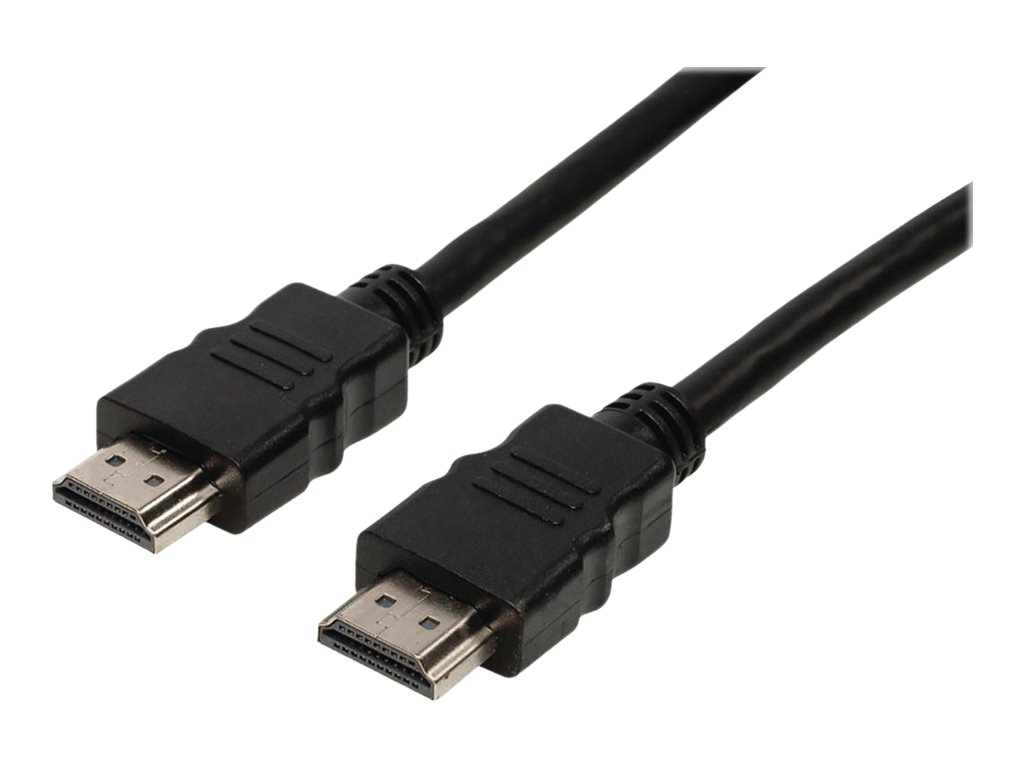 High Speed ​​HDMI ™ kabel med Ethernet | HDMI™ Stik | HDMI™ Stik | 4K@30Hz | ARC | 10.2 Gbps | 5.00 m | Runde | PVC | Sort | Box
