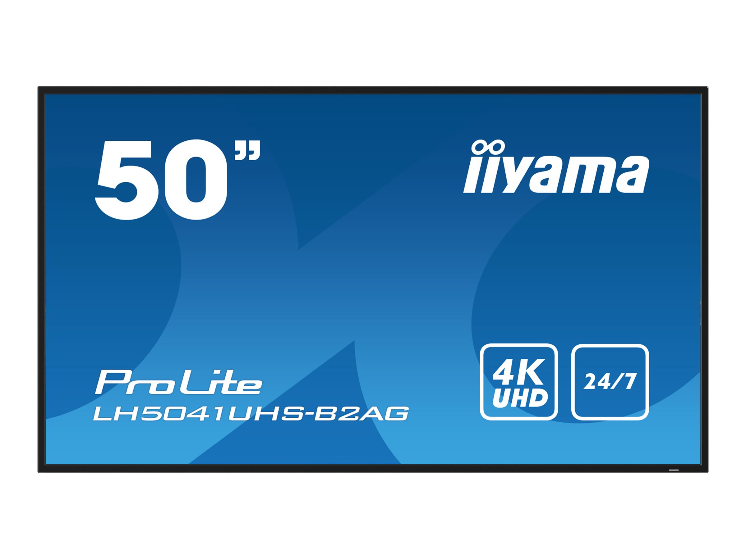 iiyama ProLite LH5041UHS-B2AG 50" LED-backlit LCD display - 4K - for digital signage