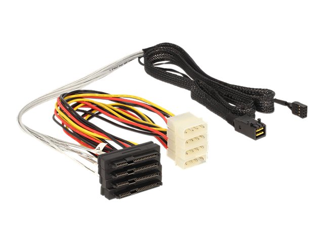 Delock 83391 Serial Attached Scsi (sas)-kabel 1 M Flerfarvet
