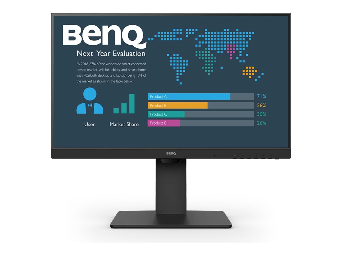 BenQ 27" 1920 x 1080 (Full HD) HDMI DisplayPort USB-C 100Hz Pivot Skærm