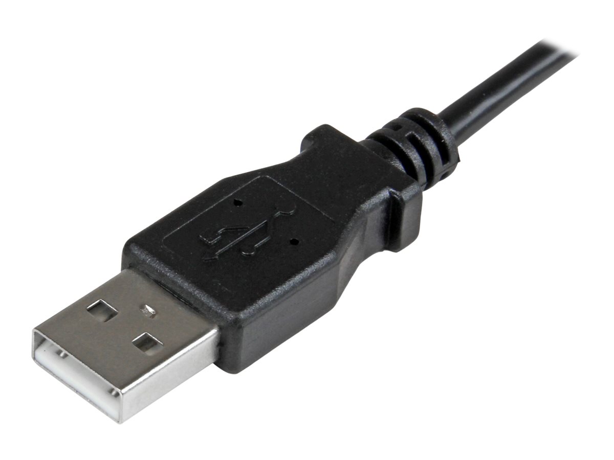 StarTech.com 2m 6 ft Micro-USB Charge-and-Sync Cable - Right-Angle Micro-USB - M/M - USB to Micro USB Charging Cable - 24 AWG (USBAUB2MRA) USB-kabel