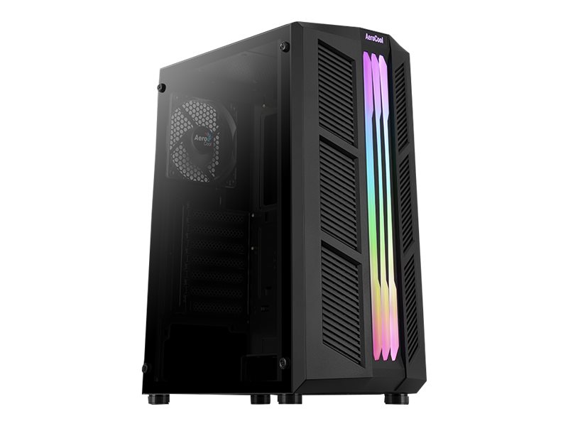 AeroCool Prime - MDT - ATX - Kabinet - Tower - Sort