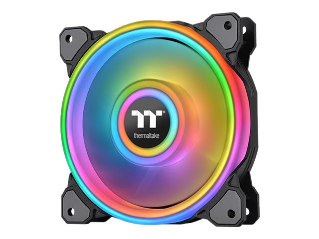 Thermaltake Riing Quad 12 RGB Radiator Fan TT Fan 1-pack Sort 120 mm