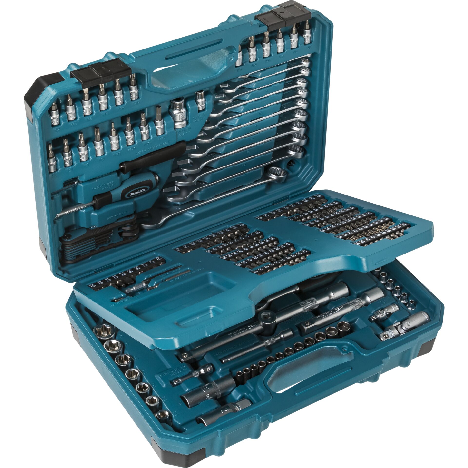 Værktøjssæt Makita E-10883 - mekanikersæt med 221 dele