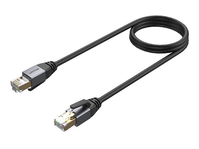 Unitek network cable - 3 m - black - Sort - 3m