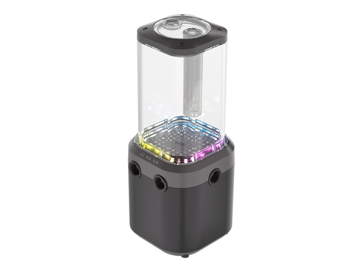 CORSAIR iCUE Link XD6 RGB ELITE Pumpe og reservoir til flydende kølesystem 1-pack Sort