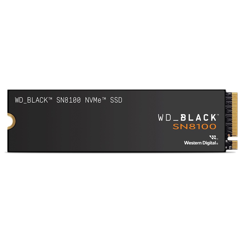 WD_BLACK SN8100 WDS100T1X0M-00CMT0 - SSD - krypteret - 1 TB - intern - M.2 2280 - PCI Express 5.0 x4 (NVMe) - TCG Opal Encryption 2.02