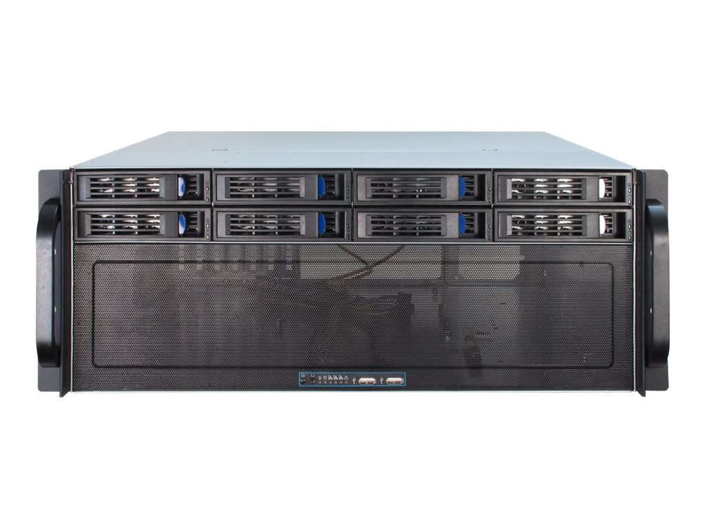Inter-Tech IPC 4U-4408 Rackversion Forlænget ATX / SSI EEB Sort Grå