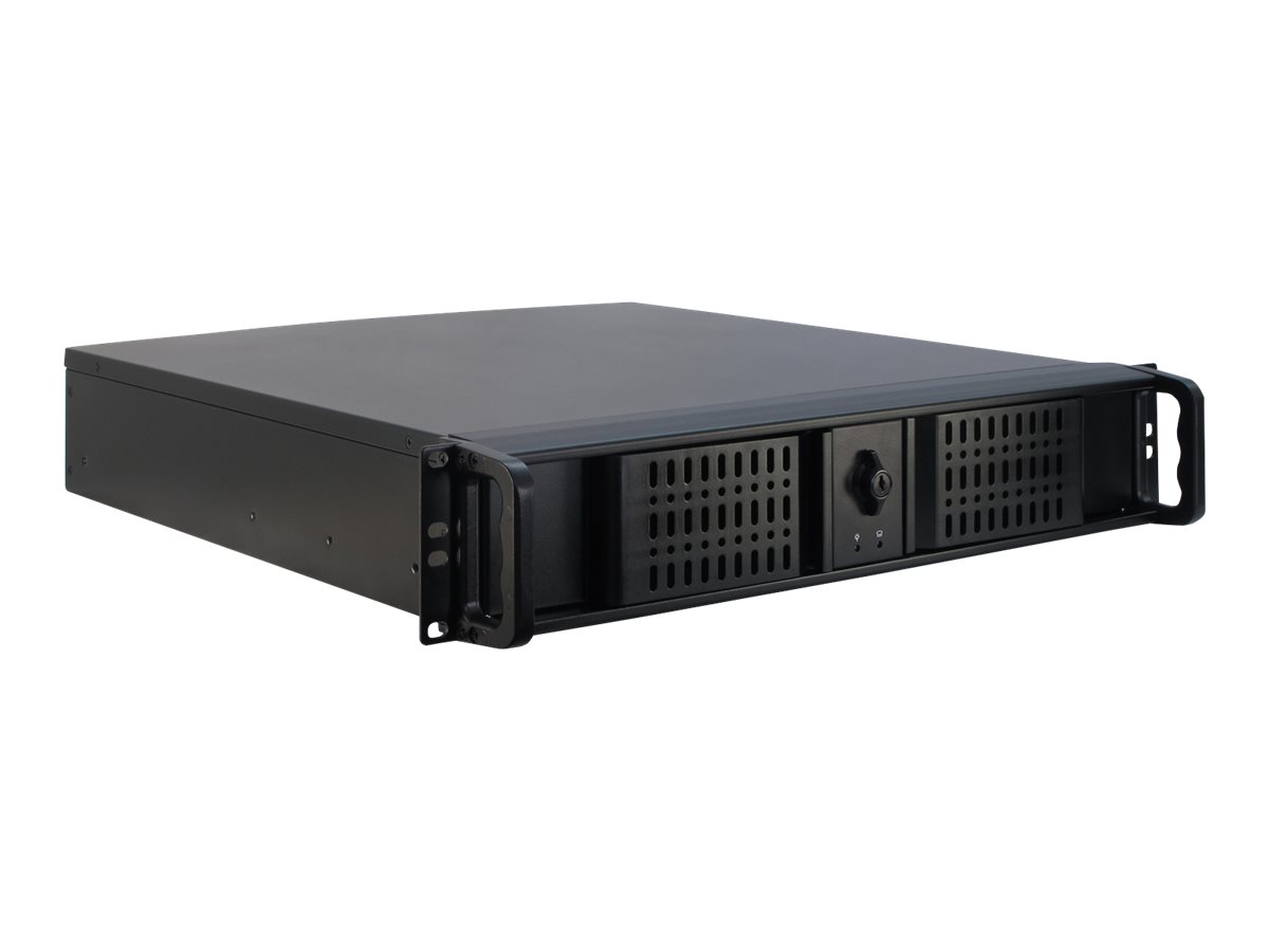 Inter-Tech IPC 2U-2098-SK - Kabinet - Server (Rack) - Sort