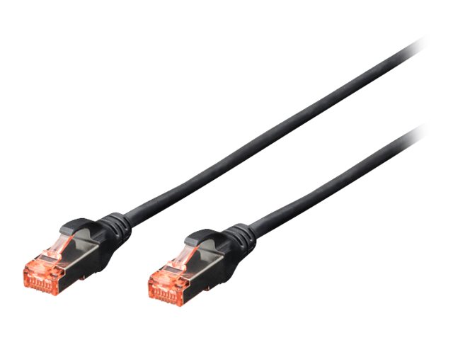 DIGITUS Professional patch cable - 3 m - black - Sort - 3m