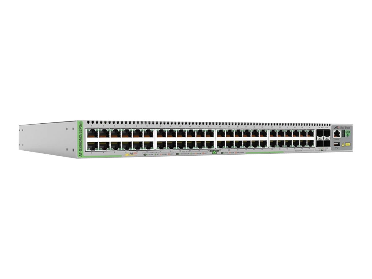 Allied Telesis CentreCOM AT-GS980MX/52PSM Switch 52-porte Gigabit PoE+