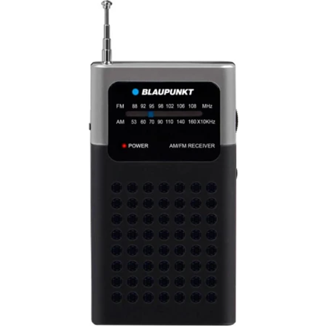 Blaupunkt PR4BK - Privat radio - 0.3 Watt - sort