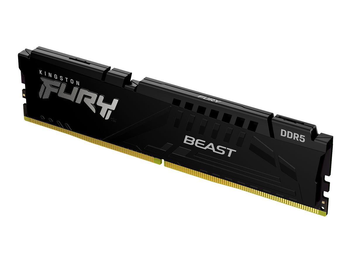 Kingston FURY Beast DDR5-5600 - 16GB - CL36 - Single Channel (1 pcs) - AMD EXPO & Intel XMP - Sort