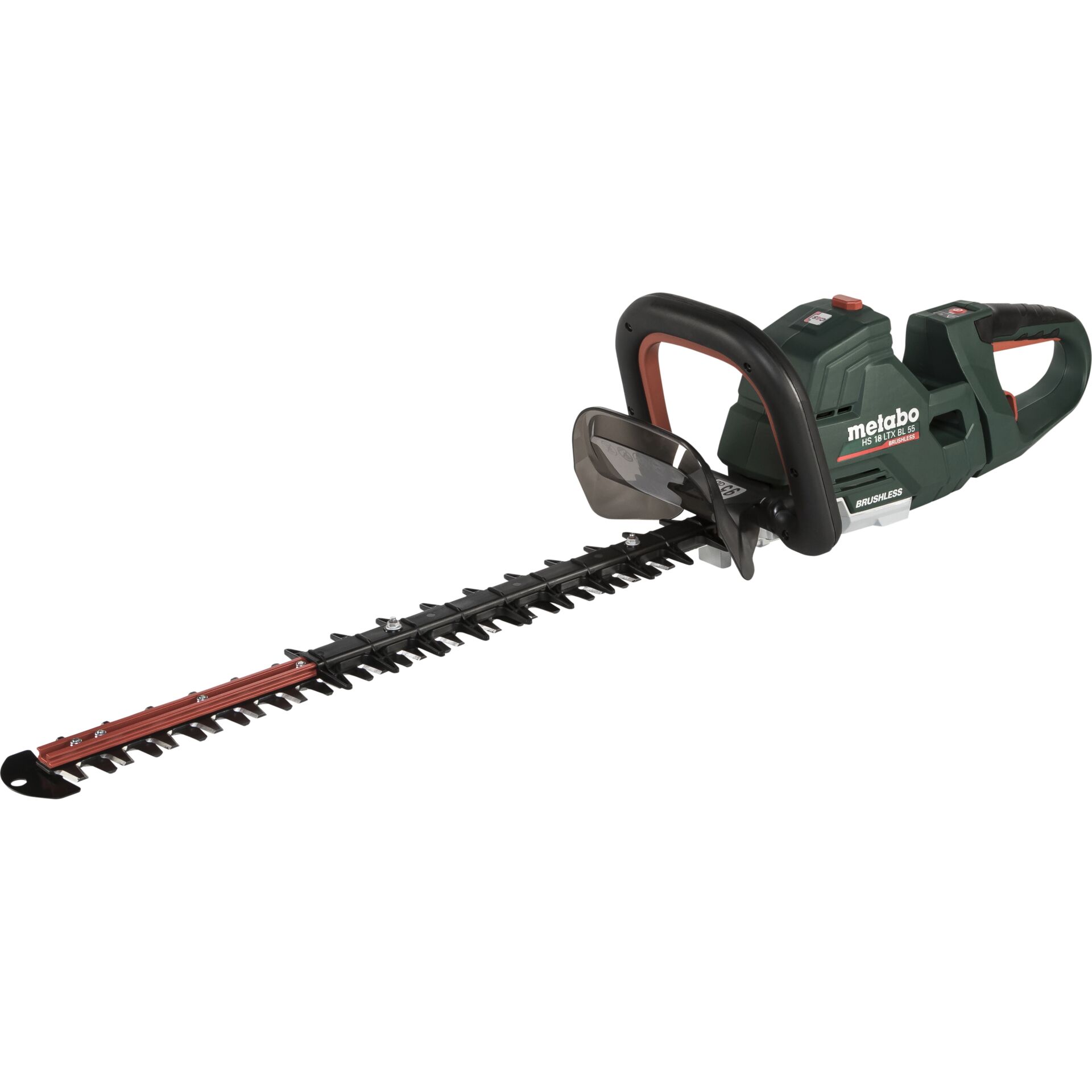 Metabo HS 18 LTX BL 55 - Hæktrimmer - ledningfri - 18 V - intet batteri, ingen oplader - 3400 opm - 55 cm - 50 cm - Skærekapacitet 21 mm - 4 kg - SOLO