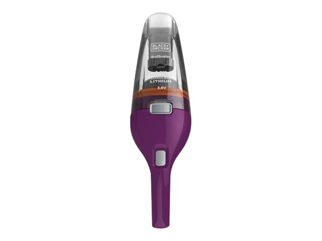 BLACK+DECKER DustBuster NVC115W - Støvsuger - håndmodel - uden pose - ledningsfri - eggplant