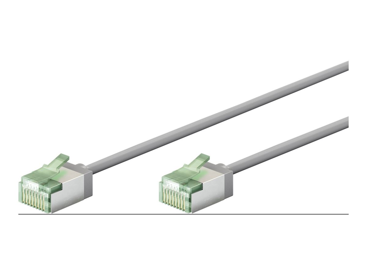 Goobay 74344, 0,25 m, Cat8.1, U/FTP (STP), RJ-45, RJ-45, Grå