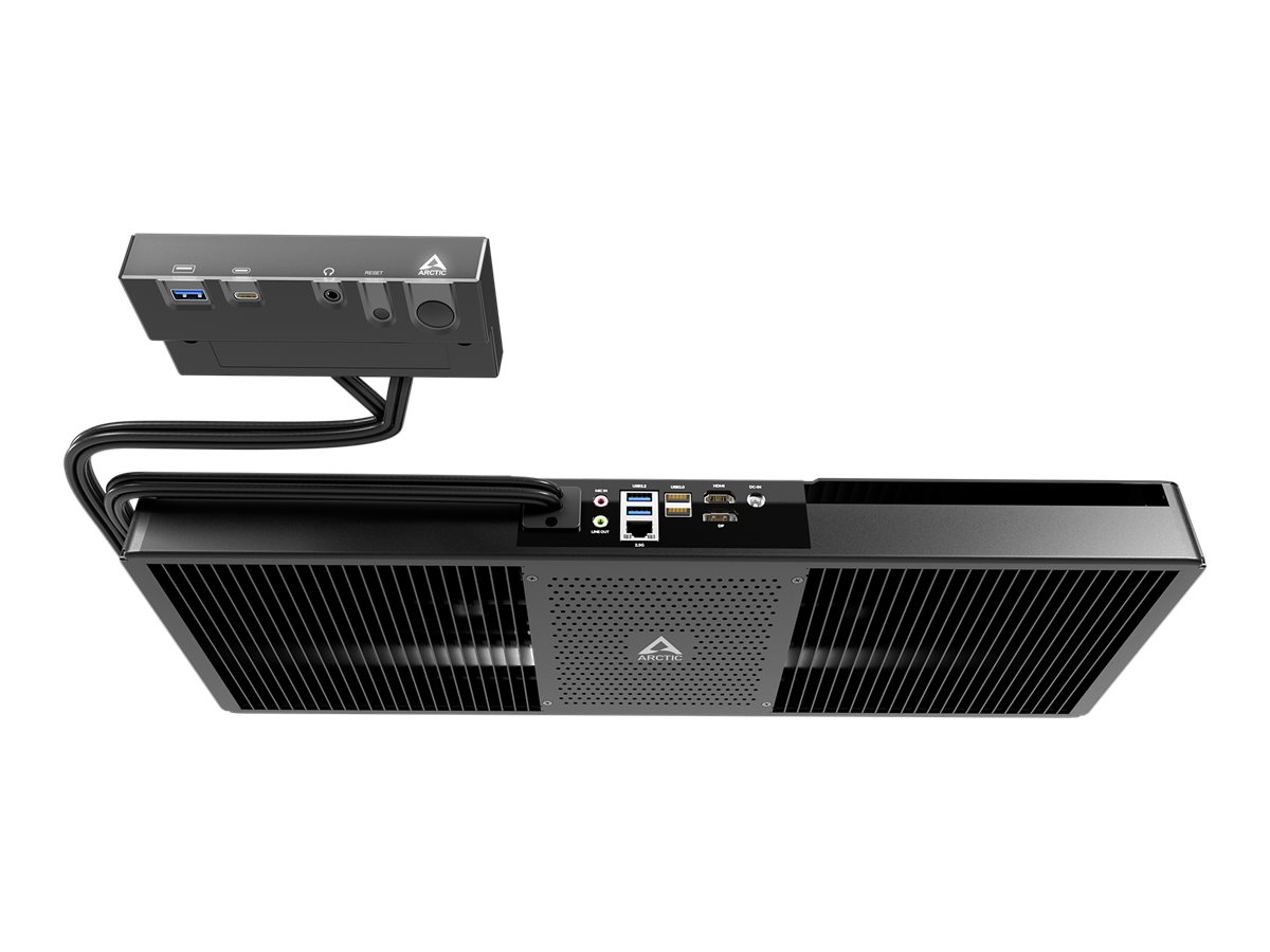 ARCTIC senza 5700G Pro - Under desk PC Ryzen 7 5700G / op til 4.6 GHz - RAM 32 GB - SSD 1 TB - TLC, NVMe - Radeon RX Vega 8 - Bluetooth 5.3, Gigabit Ethernet, IEEE 802.11ax (Wi-Fi 6E), 2.5 Gigabit Ethernet - Win 11 Pro N - skærm: ingen