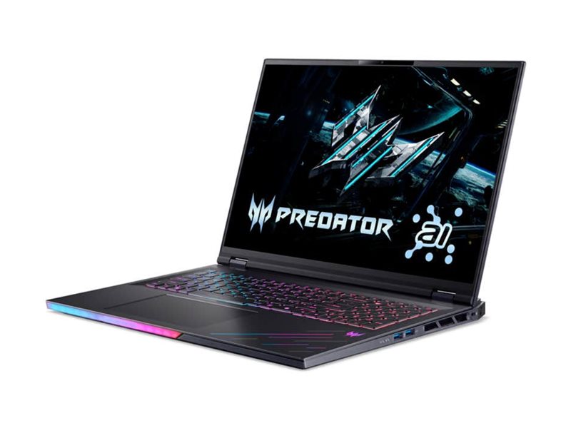 Acer Predator Helios 18 AI PH18-73 18" 3840 x 2400 275HX 128GB 1.024TB NVIDIA GeForce RTX 5090 Windows 11 Pro billede