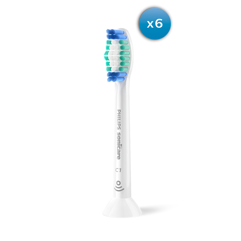 Sonicare ProResults tandbørstehoveder, 6-pak, medium bløde