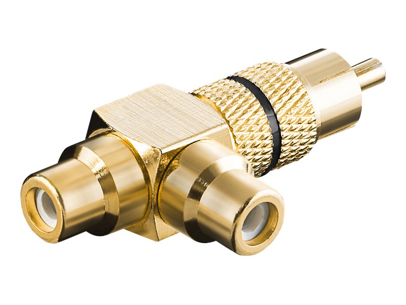 Pro Audio adapter RCA T-plug - Black