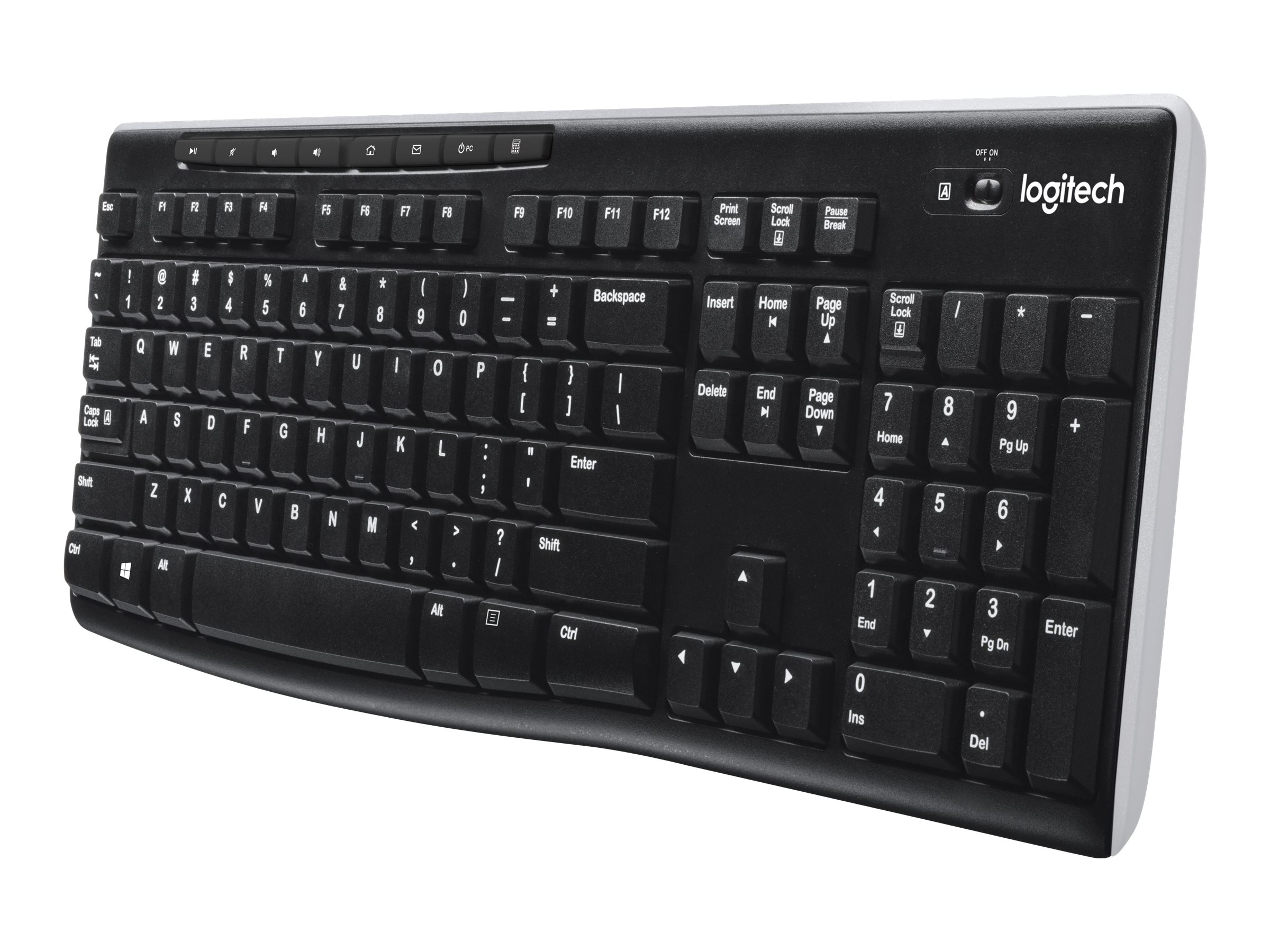 Logitech Wireless Keyboard K270 Tastatur Trådløs Tjekkisk
