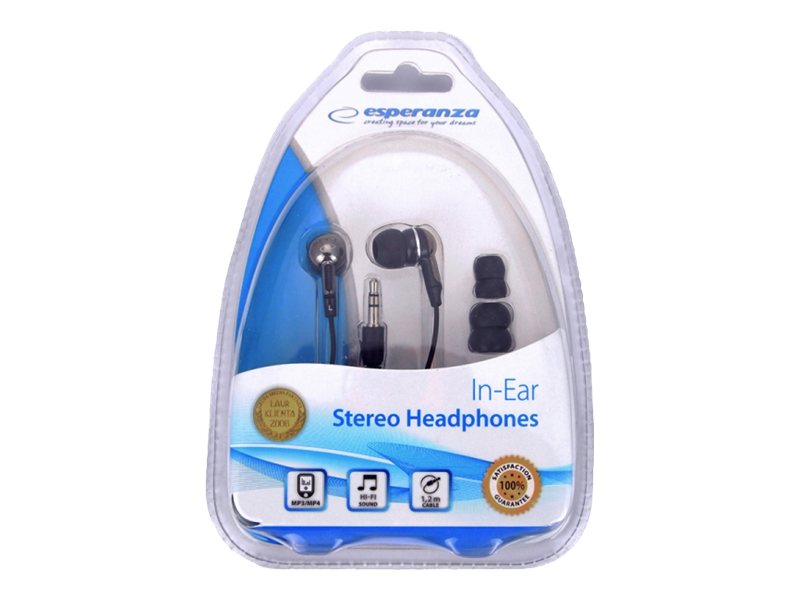 Esperanza EH125 Kablet Earbuds Sort Grå