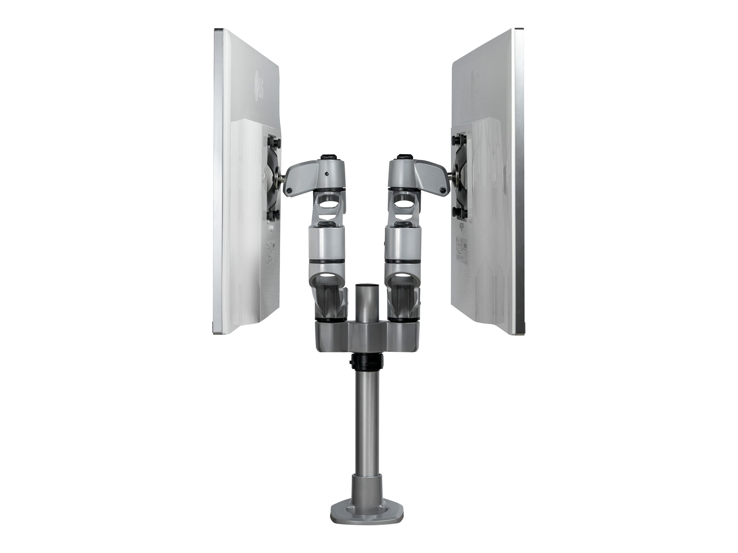 StarTech.com Desk Mount Dual Monitor Arm, Premium Articulating Monitor Arm, up to 27" VESA Mount Displays, Height Adjustable Monitor Mount, billede