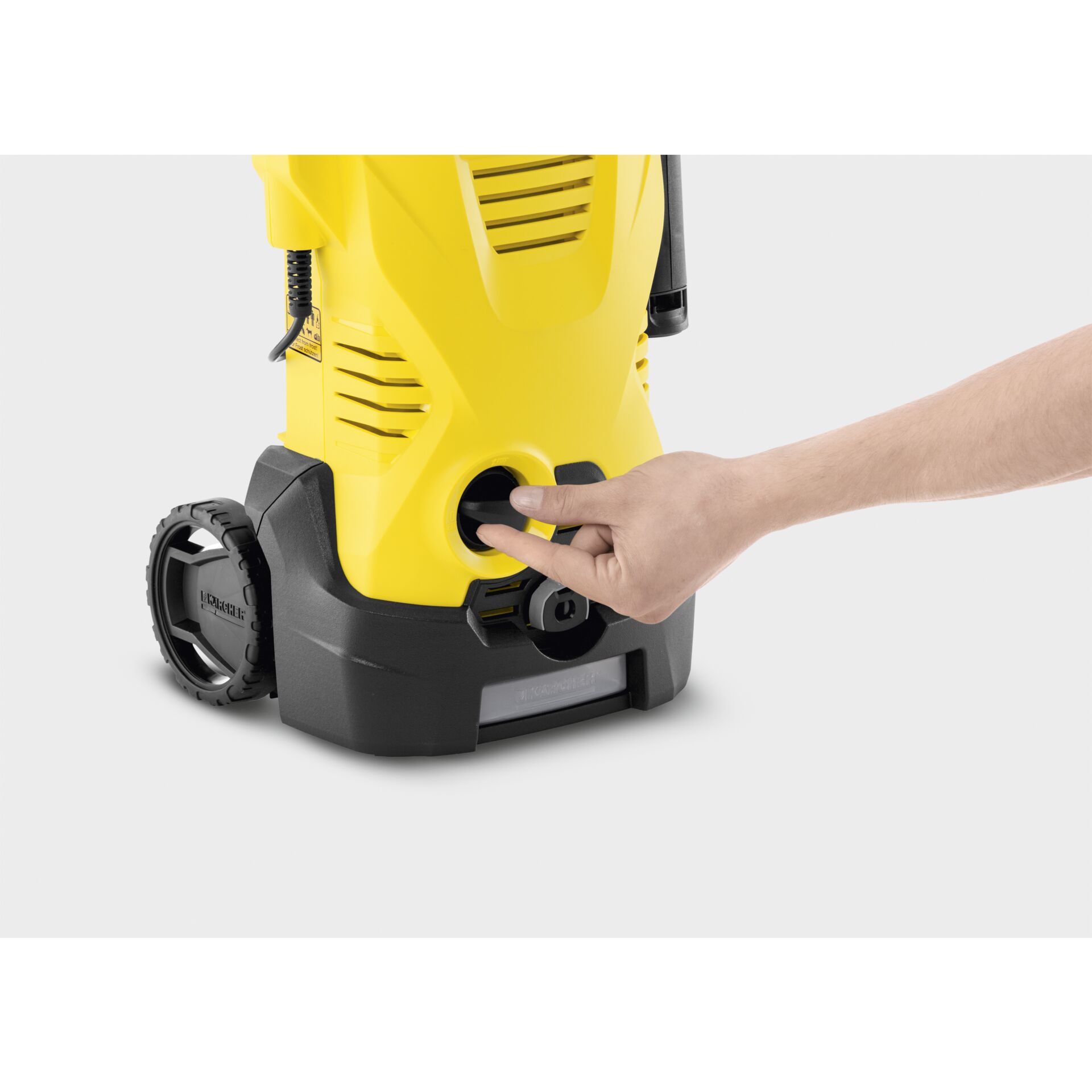 Kärcher K 3 højtryksrenser - kompakt el, 380 l/t, sort/gul