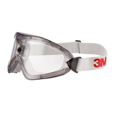 3M 2890C1, Sikkerhedsbriller, Monteringsarbejde, Bygge-/renoveringsarbejde, Støvarbejde, Slibearbejde, Turning/routing work, Hvid, Transparent, Plast, Plast