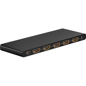 HDMI 2.0 splitter - 1 ind til 4 ud, 4K/60Hz, HDCP