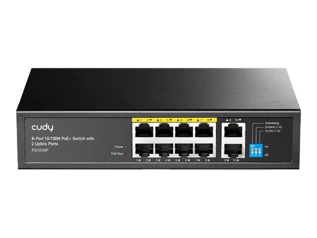 Cudy FS1010P Switch 10-porte Fast Ethernet PoE