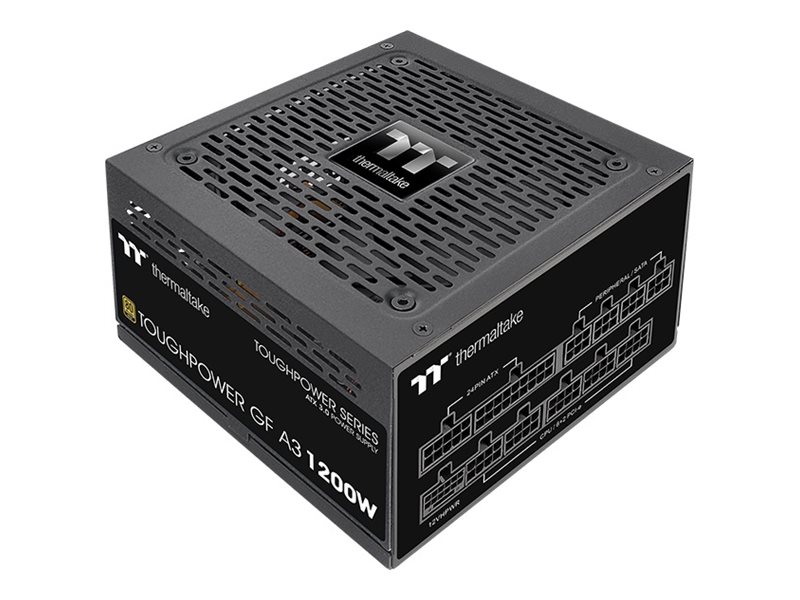 Thermaltake ToughPower GF3 A3 - TT Premium Edition - power supply - 1200 Watt Strømforsyning - 1200 Watt - 120 mm - ATX 3.0 - 80 Plus Gold certified