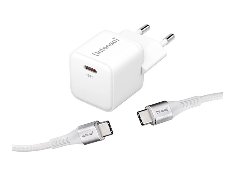 Vægoplader USB‑C INTENSO W30C 30 W - Hvid