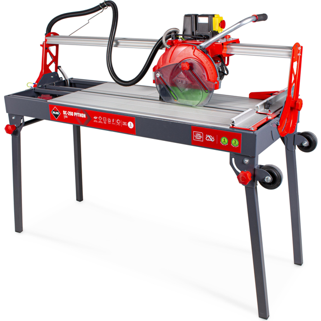 RUBI DC-250 PYTHON, Stationær flisesav, 2790 rpm, 10,8 cm, 230 V, 50 Hz, 820 mm