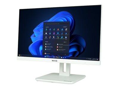 TERRA 2410HA - Alt-i-én Core i5 12400 / op til 4.4 GHz - RAM 16 GB - SSD 500 GB - NVMe - UHD Graphics 730 - Gigabit Ethernet, Bluetooth 5.2, IEEE 802.11ax (Wi-Fi 6E) - Win 11 Pro - skærm: LED 23.8 1920 x 1080 (Full HD) - hvid