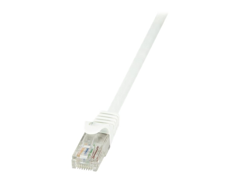 LogiLink EconLine - Patchkabel - RJ-45 (han) til RJ-45 (han) - 50 cm - UTP - CAT 6 - hvid