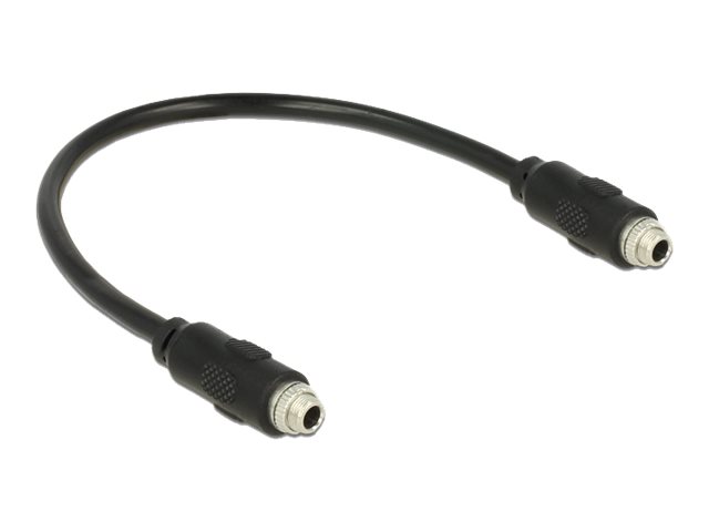 DeLOCK Cable Stereo Jack 3.5 mm female panel-mount, 25 cm